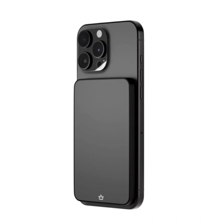 Аккумулятор внешний VLP Diamond Energy MagSafe, Qi2, 5000 mAh, USB-C, Черный Титан